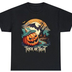 Halloween Town Shirt Gift, Funny Halloween Shirt, Pumpkin and Bats T-shirt